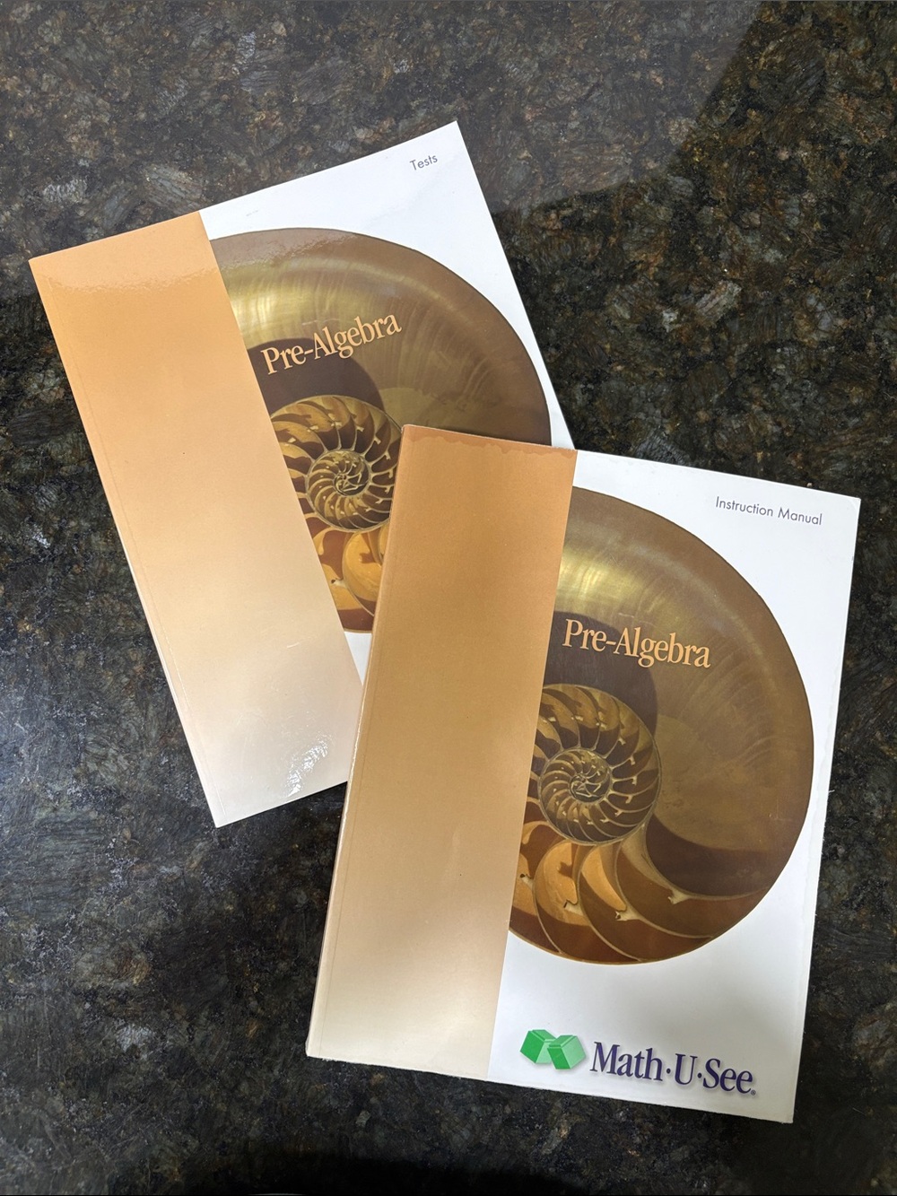 Math-u-see Pre-Algebra Instruction Manual and Test booklet